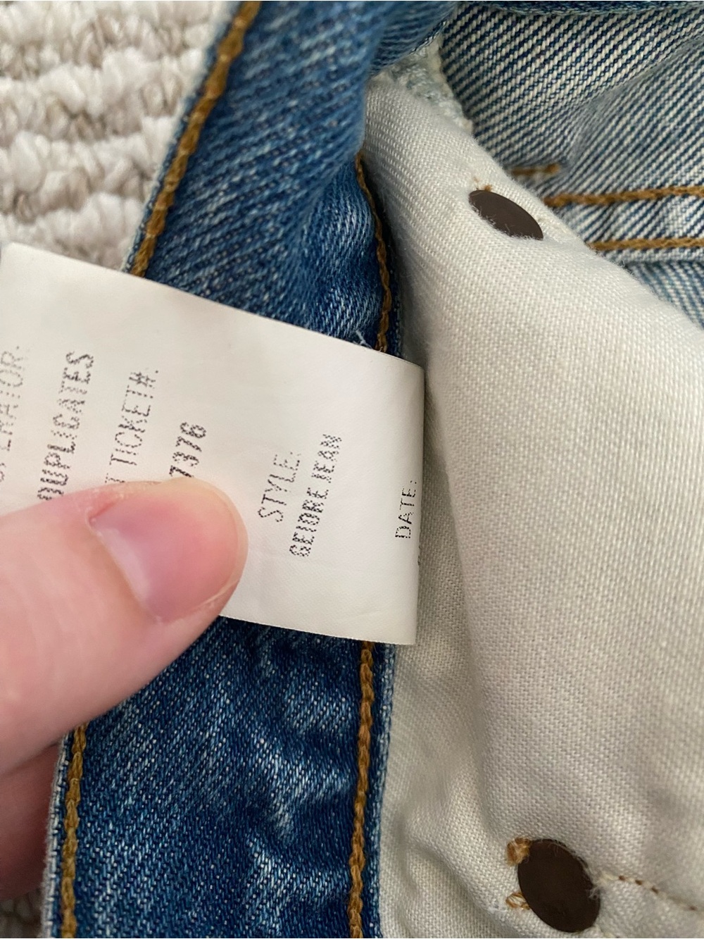 Agolde Geiore Mid-Rise Baggy Taper Jeans - Picture 4 of 6